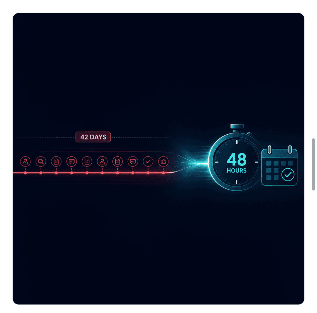 42 days to 48 hours